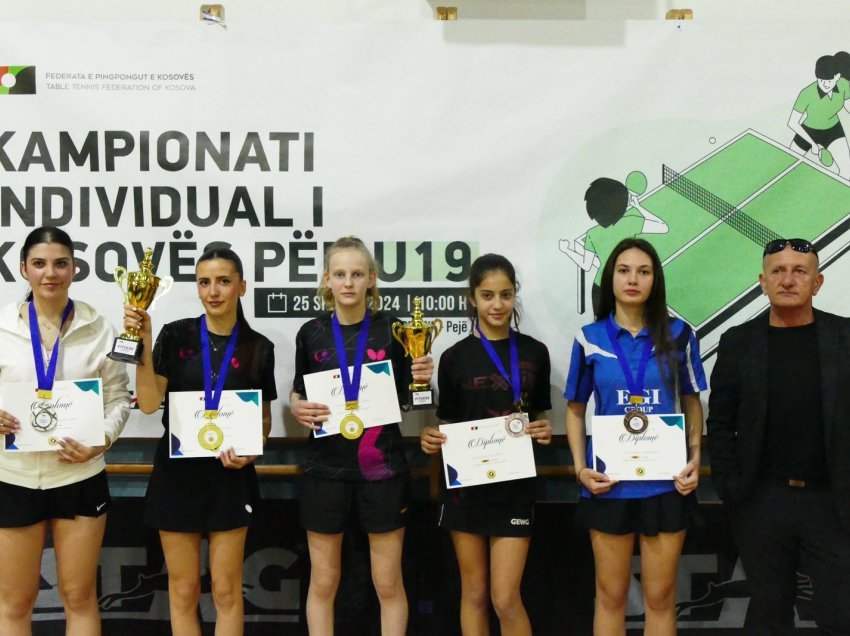 Blendi Hajdari dhe Lenë Osmani kampion individual të Kosovës për U19