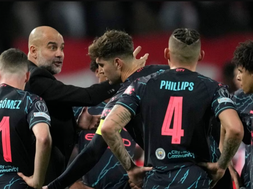 Guardiola flet për largimin e Phillips nga Man City