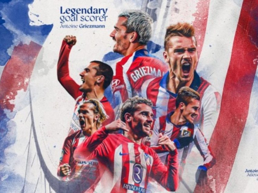 Griezmann bëhet golashënuesi më i mirë në histori të Atletico Madridit