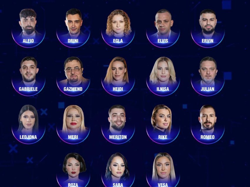  Aktorë, gazetarë, moderatorë…ja lista me 18 banorët e Big Brother VIP