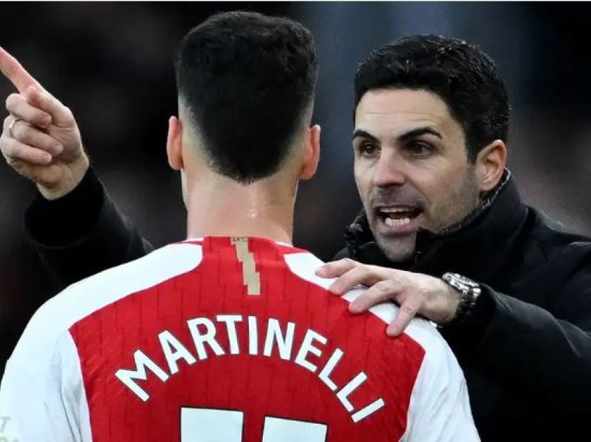 Arteta i kërkon Martinellit që të marrë momentin pas shënimit të dy golave