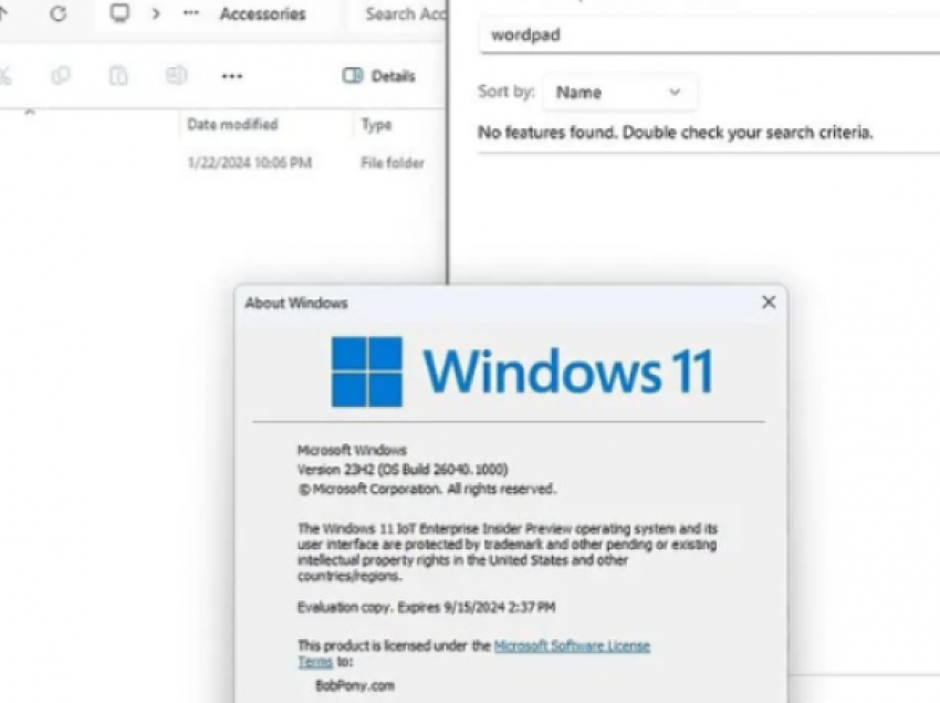 Për herë të parë në 40 vjet, versioni i ri nga Windows do të vijë pa aplikacionin WordPad