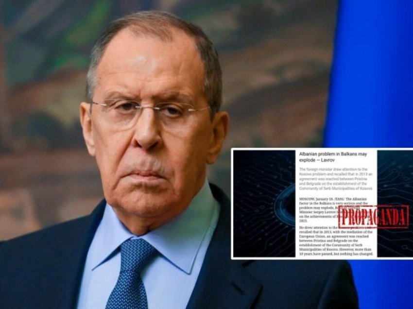 Lavrov me propagandë speciale, përmend Kosovën dhe faktorin shqiptar në Ballkan