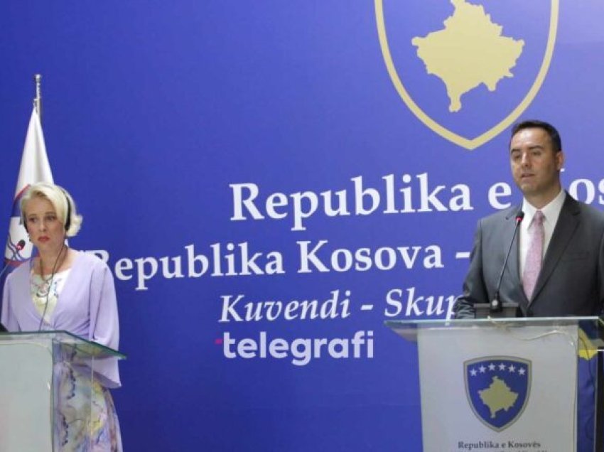 Kryeparlamentarja sllovene, Zupançiq: I mbështesim përpjekjet e Kosovës për anëtarësim në institucione të rëndësishme të BE-së