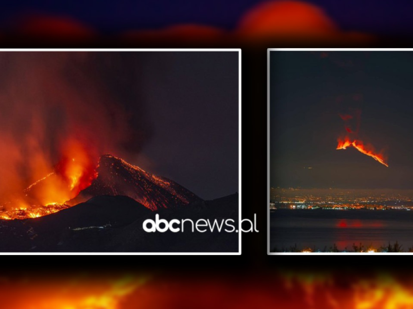 Etna “zgjohet” sërish, pamje mahnitëse nga vullkani