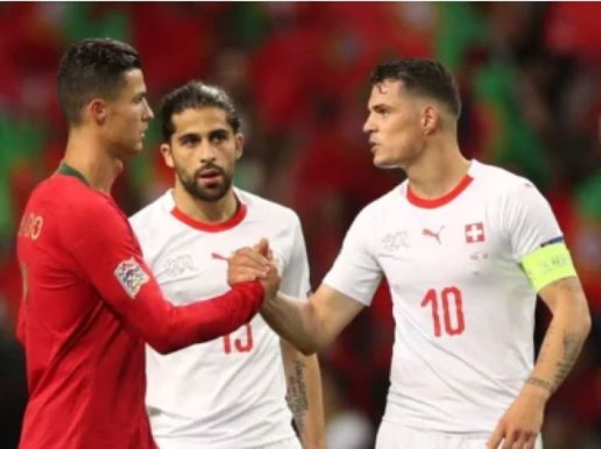 Granit Xhaka po e ndjekë një rekord që mbahet nga Ronaldo