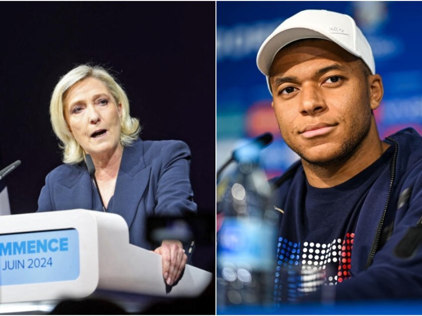 Ekstremi i djathtë kryeson në zgjedhjet në Francë, futbollisti Kylian Mbappe kundër Le Pen: Nuk mund ta lëmë vendin në duart e këtyre njerëzve