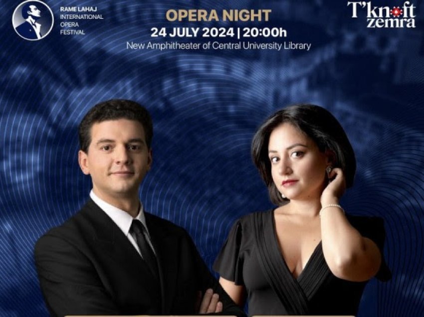 ​Çifti italian, tenori Riccardo Della Sciucca dhe soprano Sara Rossini, protagonistë të 'Opera Night' në RLIOF