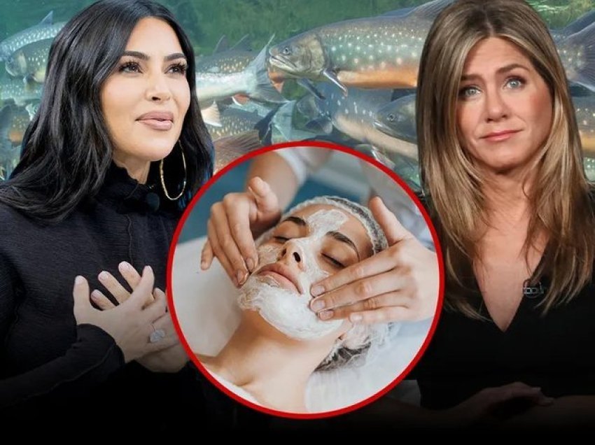 Kim Kardashian provon trajtimin e Jennifer Aniston kundër plakjes: Spermë salmoni në fytyrë!