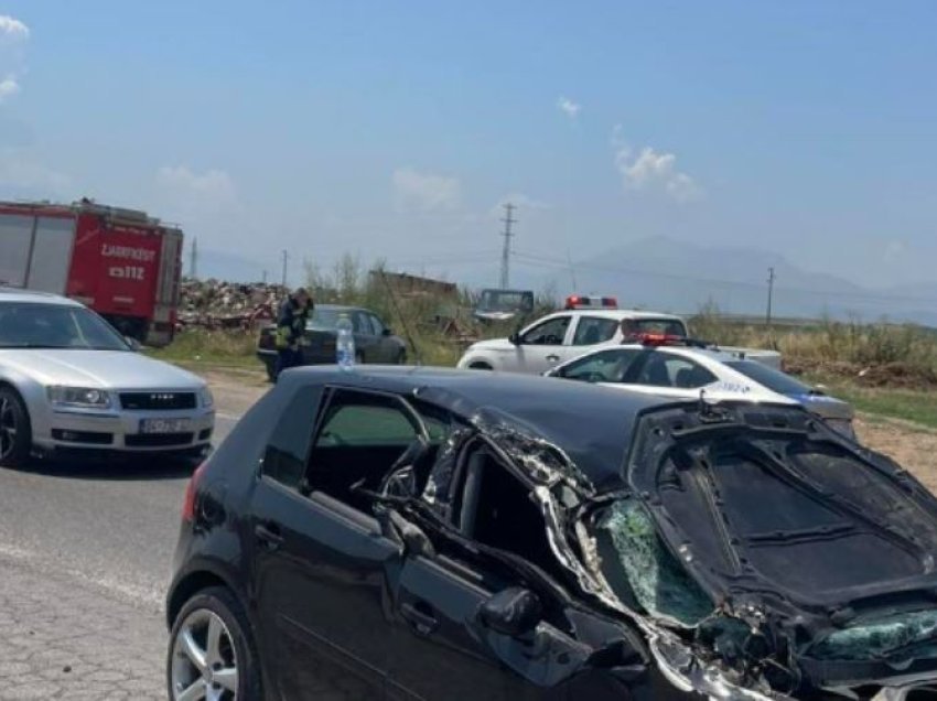 Aksident trafiku në Gjinoc të Suharekës, lëndohet një person