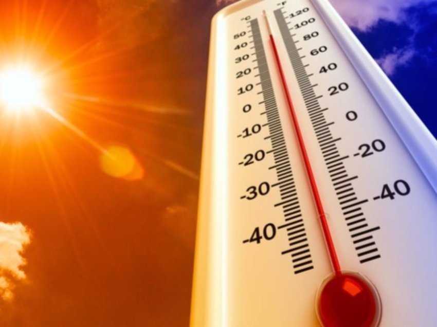 Vazhdojnë temperaturat e larta, maksimalja sot arrin 38 gradë Celsius