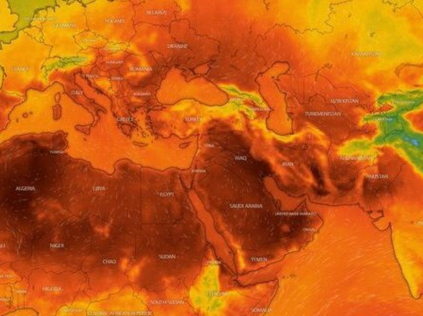 I nxehti ekstrem përfshin Ballkanin dhe Europën Jugore, autoritetet në alarm