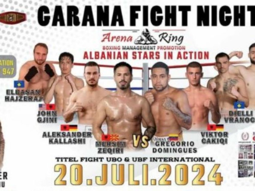 Gjithçka gati për “Garana Fight Night”