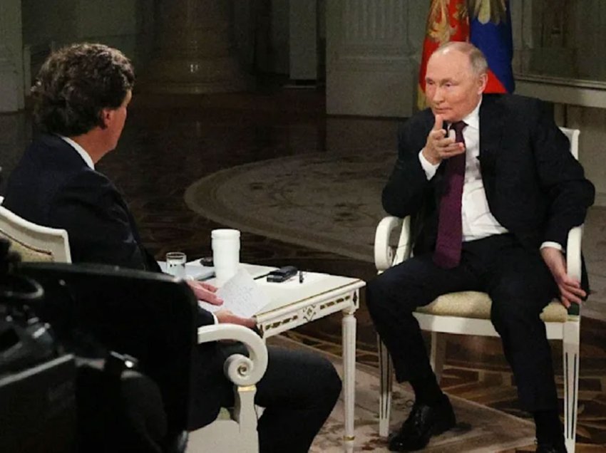 Tucker Carlson zbulon bisedën private me Putinin: Ja çfarë tha për luftën atomike pas intervistës