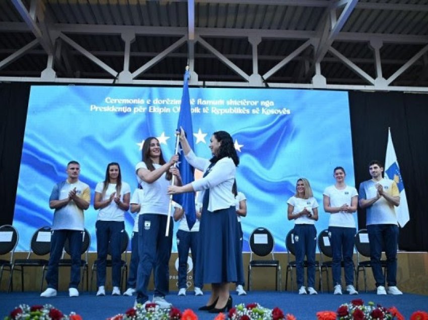 ​Presidentja Osmani në Paris në mbështetje të sportistëve të Kosovës