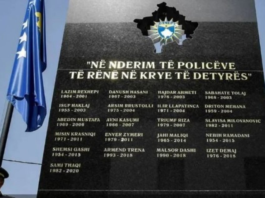 Sot shënohet Dita memoriale e policëve të rënë në detyrë 