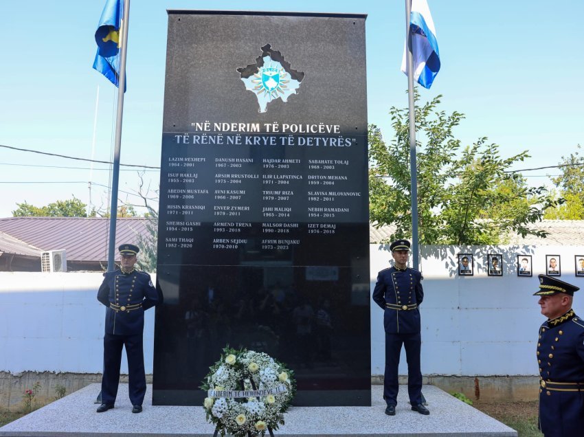 Gërvalla përkujton Enver Zymerin dhe policët e rënë në kryerje të detyrës