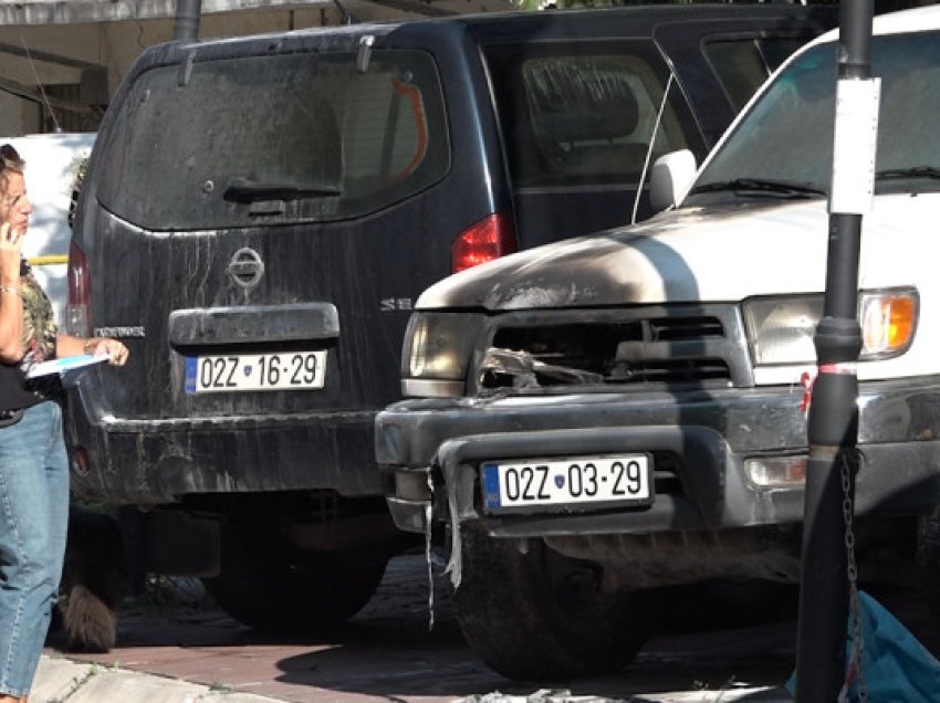 Detaje për djegien e veturave të Komunës së Zveçanit, ja nga kush u dogjën