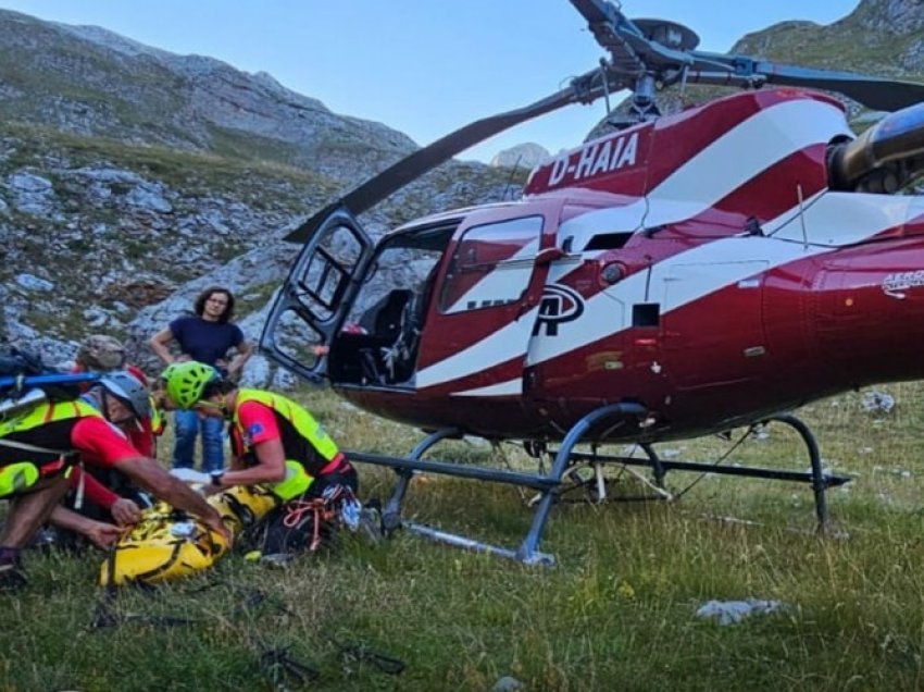 Vdekja e alpinistit, Shërbimi i Kërkim-Shpëtimit Malor del me komunikatë