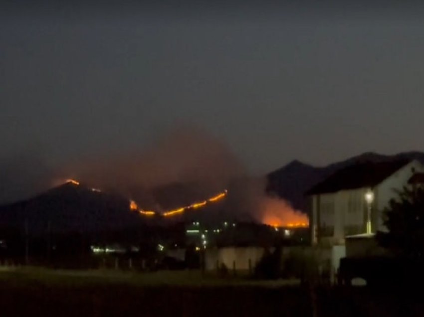 ​Zjarri në Babaj Bokës nuk ndalet që 5 ditë, banorët ankohen për erën e keqe