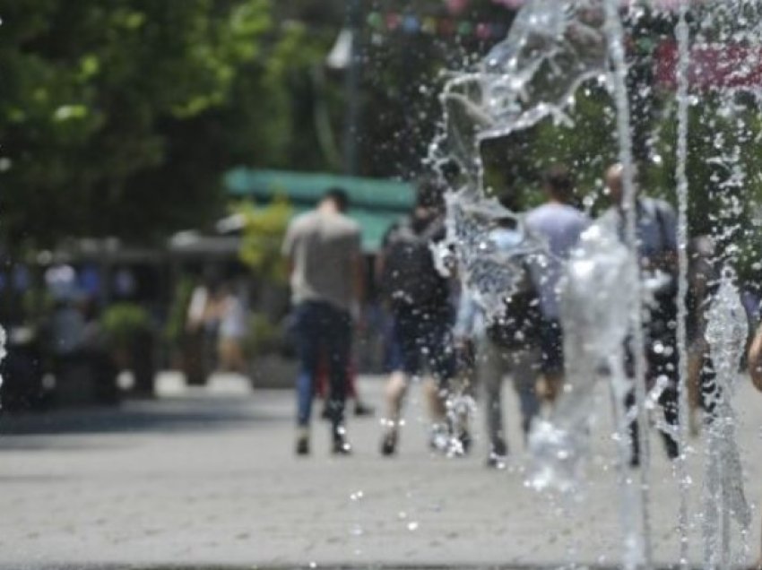 Vijojnë temperaturat e larta në RMV, vetëm nesër pasdite do të ketë reshje shiu