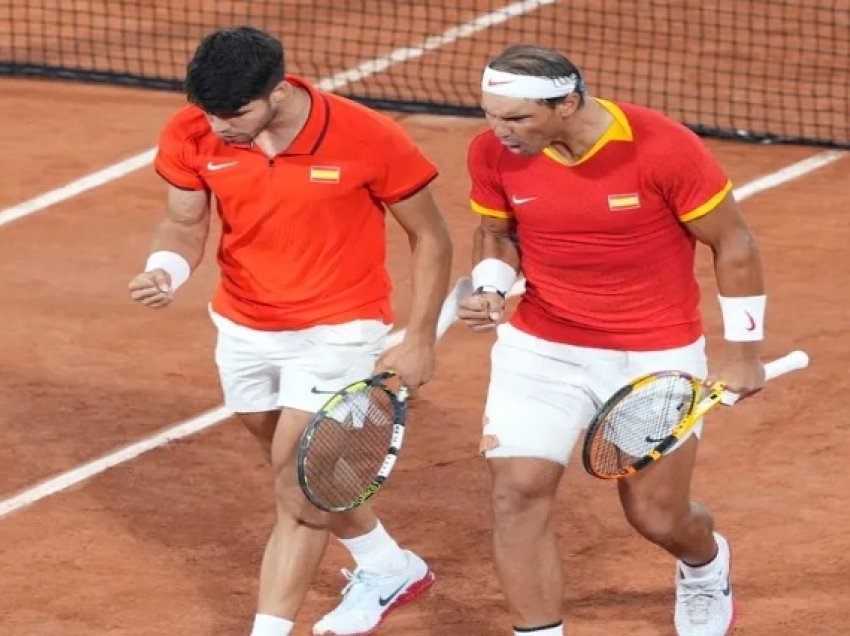 Rafael Nadal dhe Carlos Alcaraz dyshja ikonike e “Paris 2024”