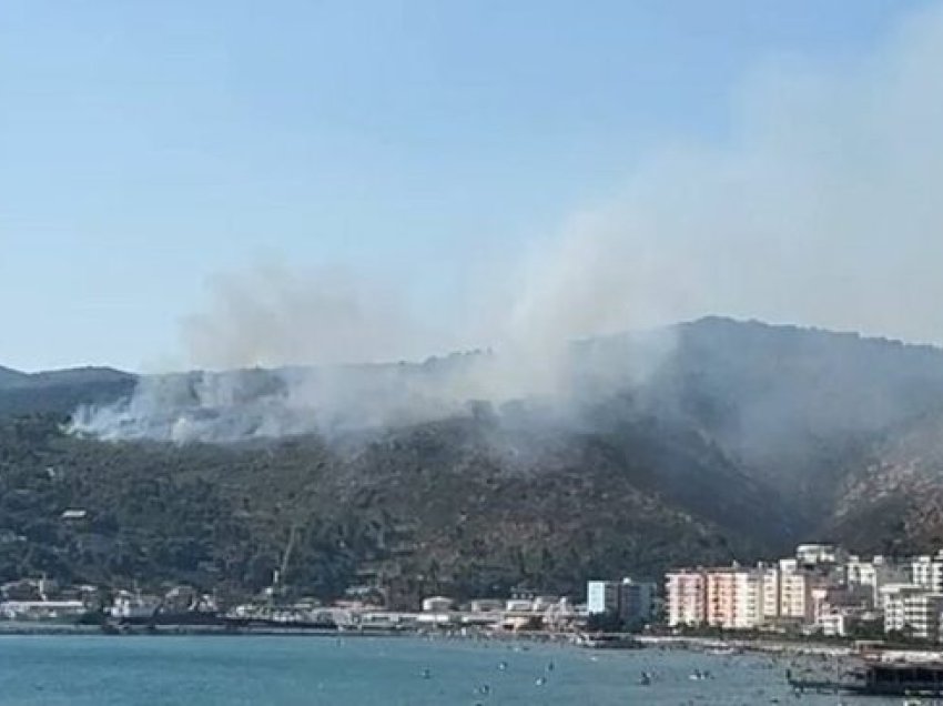 Zjarri në malin pranë portit në Shëngjin, ja si paraqitet situata ditën e sotme