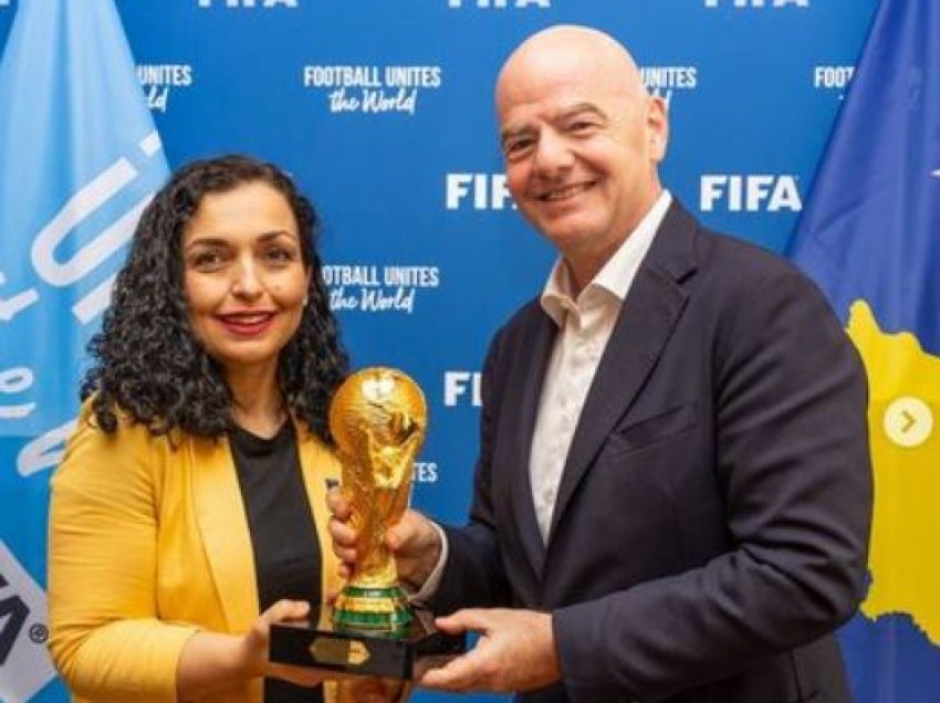 Infantino mirëpret Osmanin në zyrën e FIFA-s 