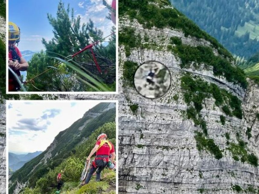 Alpinisti 61-vjeçar gjerman u var në shkëmb për orë të tëra, ndihma arriti në momentin e fundit