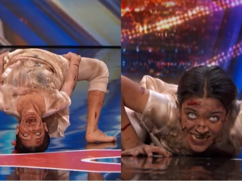 Konkurrentja e “America’s Got Talent” tmerron shikuesit me një performancë të frikshme dhe rrënqethëse