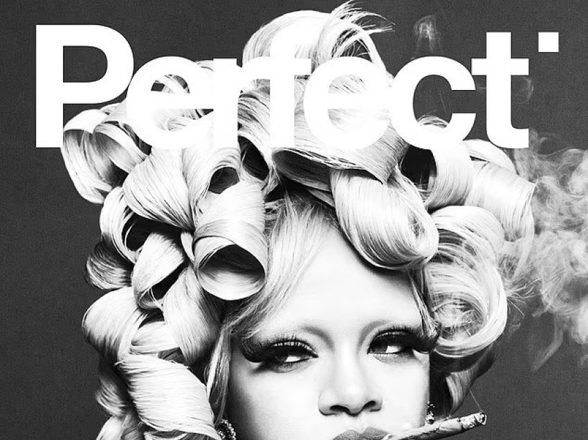 Rihanna shfaqet duke pirë marihuanë në kopertinën e revistës “Perfect”