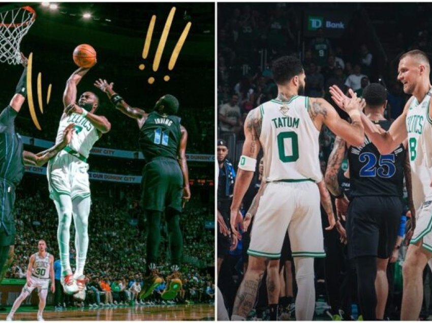 Boston Celtics shkatërroi Dallas Mavericksin në ndeshjen e parë finale të NBA