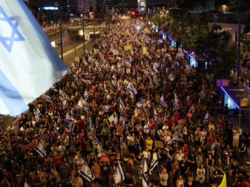 Protesta në Izrael, kërkohet kthimi i pengjeve të mbetura dhe zgjedhje të reja