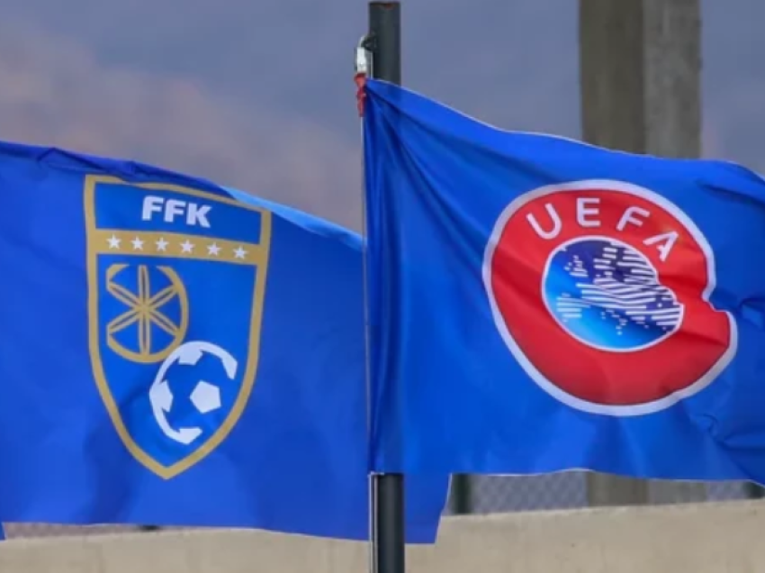 FFK-ja dërgon ankesë në UEFA për shfaqjen e flamujve nga tifozët serb