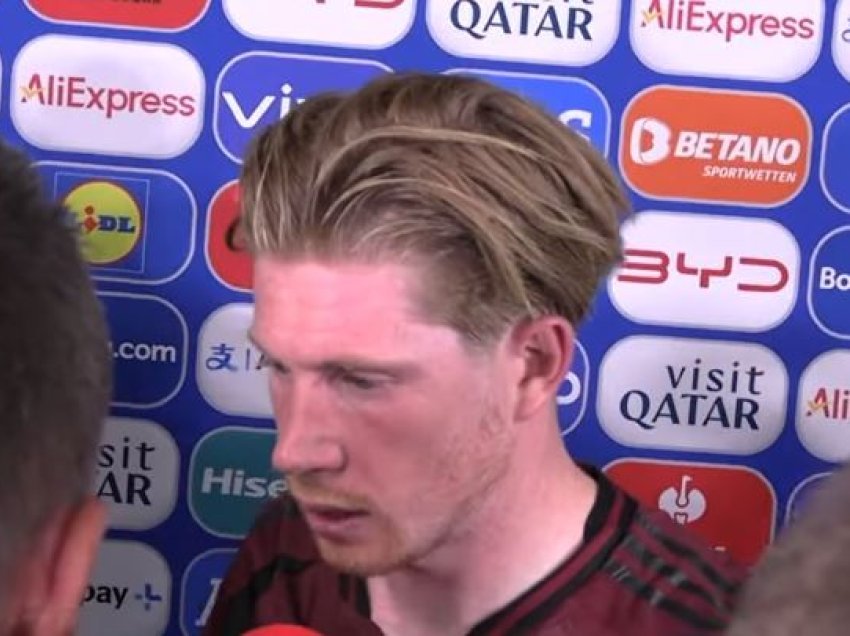 Momenti kur De Bruyne largohet nga intervista pas humbjes së Belgjikës nga Sllovakia