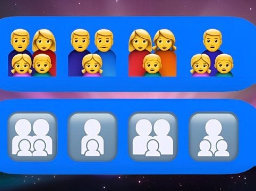 Apple ngjall polemika: Heq emojin e familjes, vendos burrin nuse dhe shtatzënë