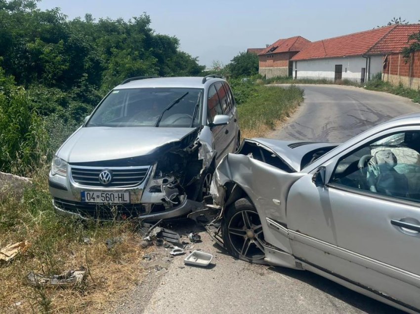 Aksident në Sllagrazhd të Suharekës, lëndohen gjashtë persona