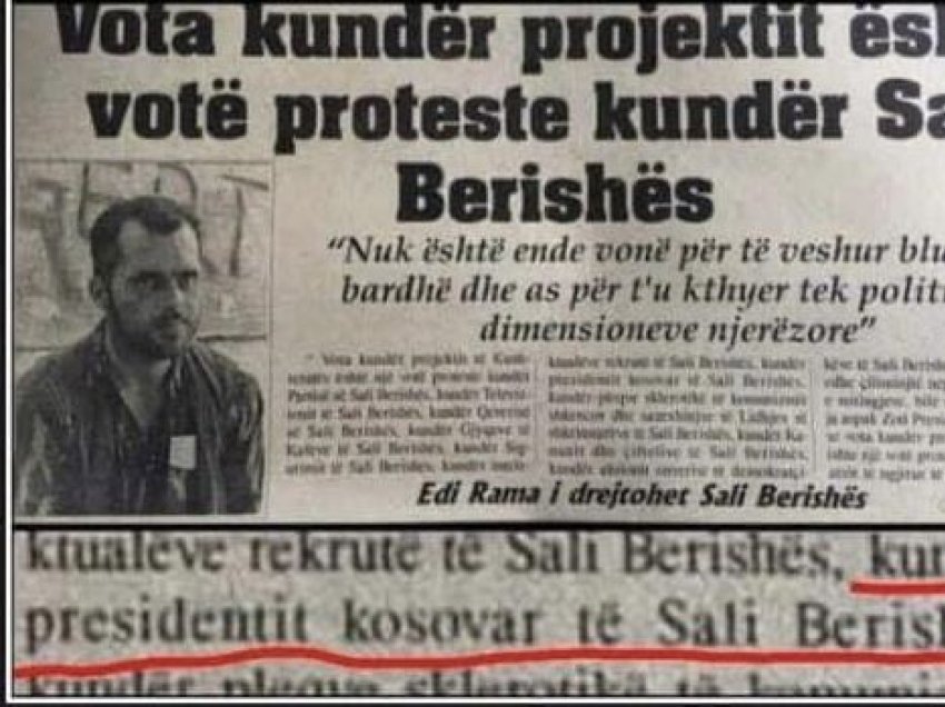 Bytyçi ia publikon Ramës intervistën ku shante Rugovën: “I poshtër, edhe në det futet me shall, presidenti kosovar i Berishës”