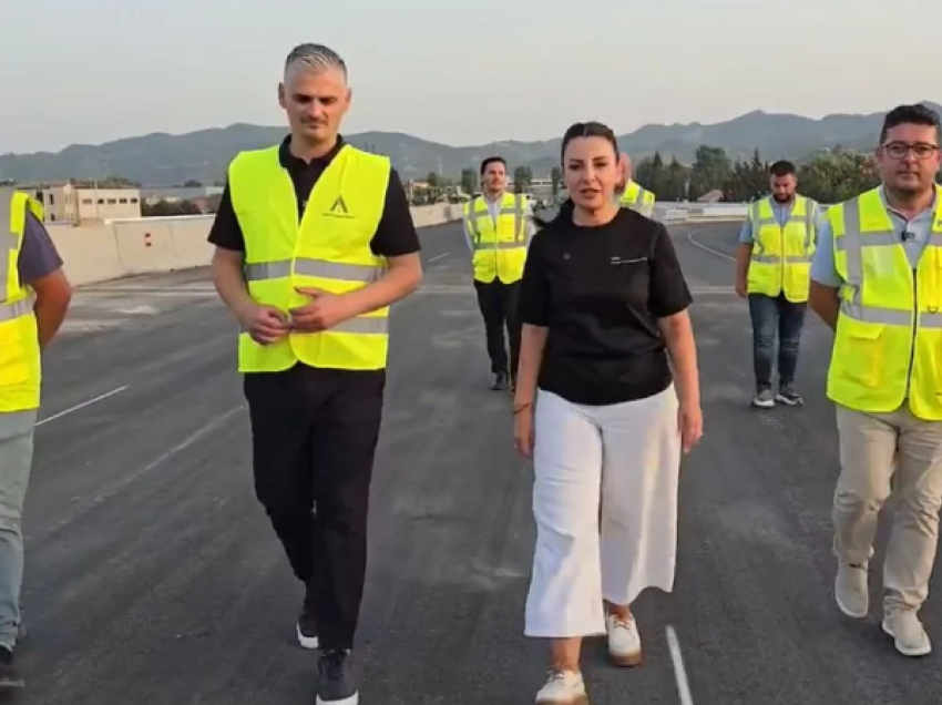 Të dielën, hapet qarkullimi në aksin Thumanë – Kashar, Balluku inspekton punimet e fundit