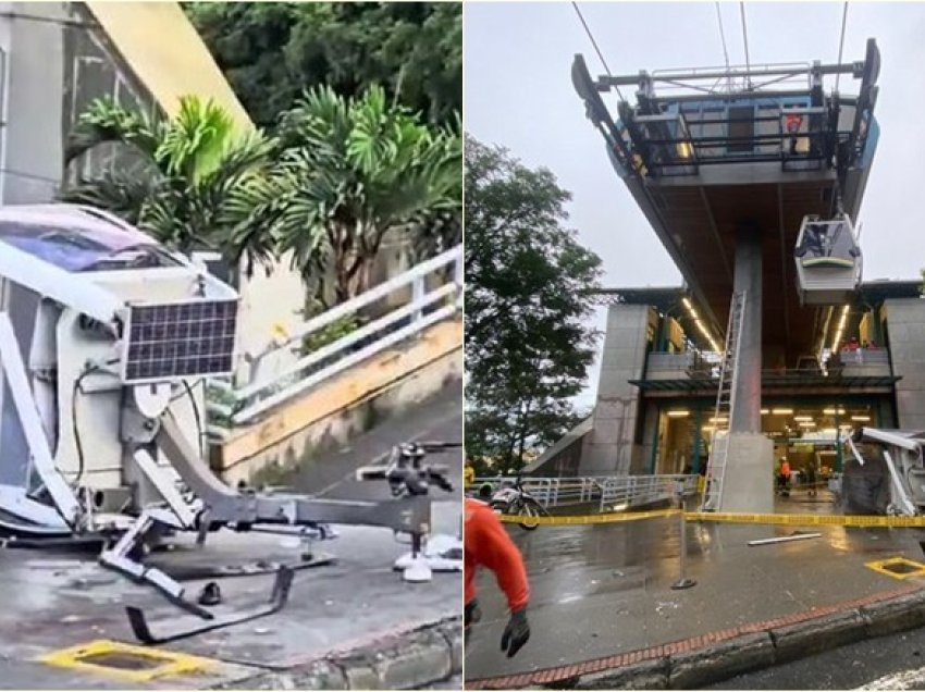 Një i vdekur, disa të lënduar – pasi një kabinë teleferiku ra nga një “stacion” në Kolumbi