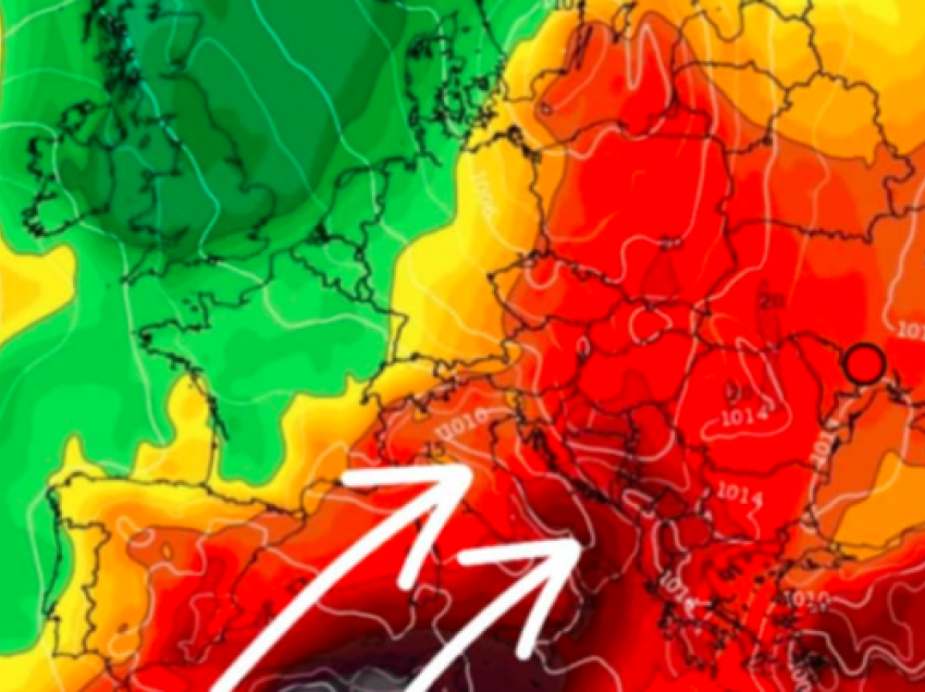 Valë e shkurtë nxehtësie para frontit intensiv të ftohtë ajror!