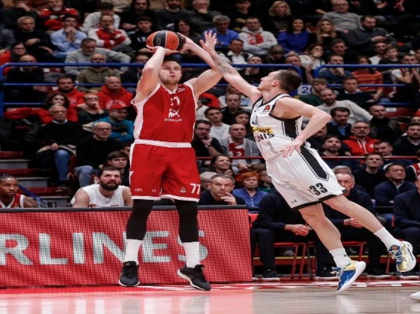 Milano shtang Partizanin e Beogradit