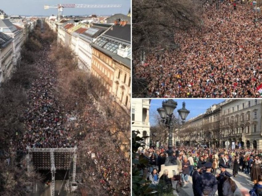 Hungarezët kanë humbur durimin me Orbanin: Mijëra njerëz protestojnë në Budapest, një parti e re po përgatitet