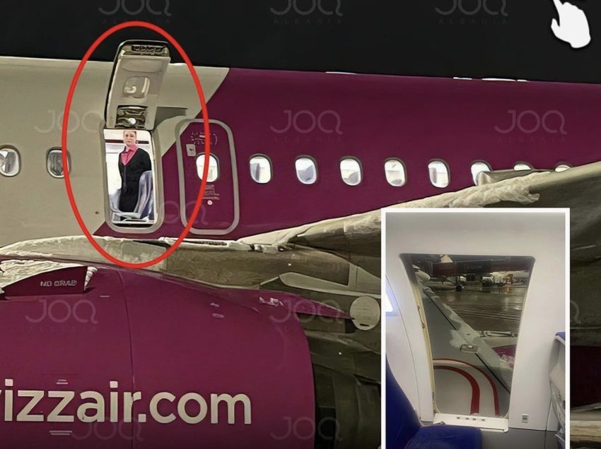 Pasagjerët e hapin derën e emergjencës në aeroportin e Prishtinës – “Wizz Air na la 3 orë brenda pa ajër”