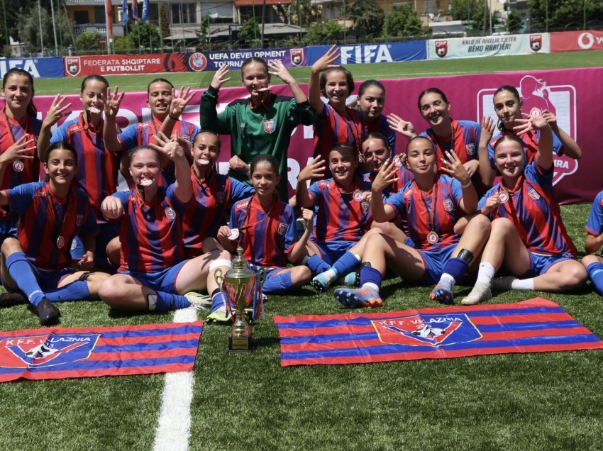 Vllaznia U-17 shpallet ekipi kampion për këtë sezon