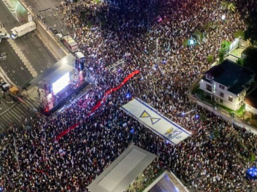 Mijëra izraelitë protestojnë, kërkojnë kthimin e pengjeve nga Rripi i Gazës