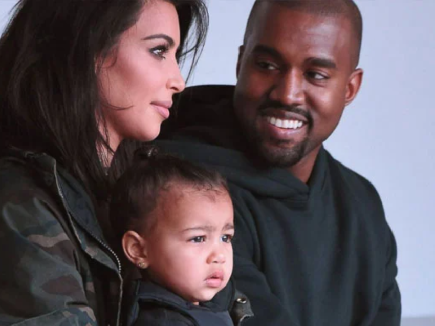 Me ç’rast? North ‘bashkon’ Kanye West dhe Kim Kardashian