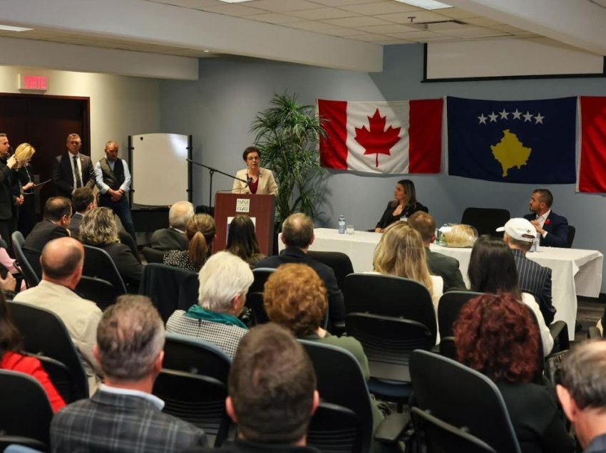 Gërvalla takohet me diasporën në Montreal të Kanadasë