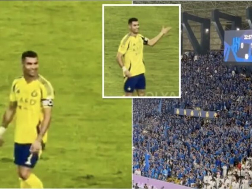 Tifozët e Al Hilal thërrasin emrin e Messit gjatë ndeshjes me Al Nassr – reagimi i Ronaldos befason të gjithë