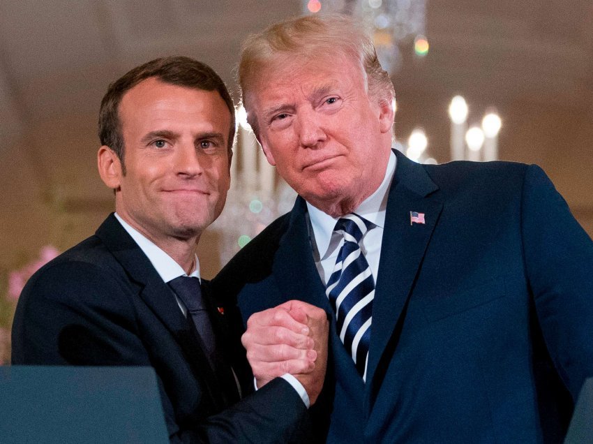 Trump, president i SHBA-së - reagon Macron 